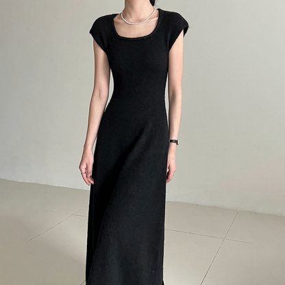 【セットアップ】ふんわりウールワンピース＋ニットカーディガン レディース 秋冬新作 厚手ロング丈セットアップ【JZシリーズ】