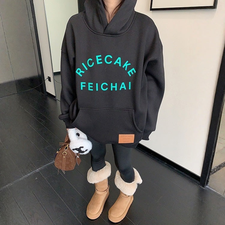 【トップス】裏起毛 春 秋 冬 立体プリント フード付き パーカー 【FCシリーズ】