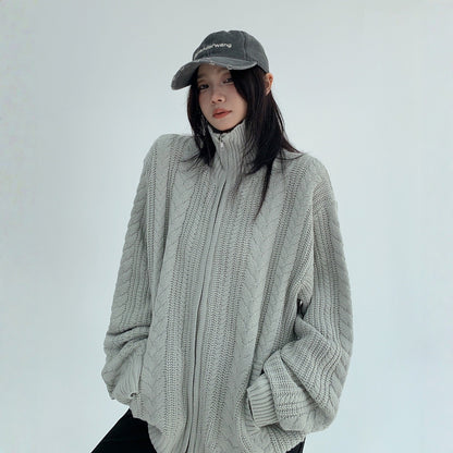 【トップス】レトロ 抜け感 個性的 ニット 【FCシリーズ】