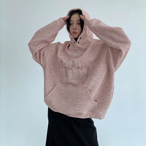 【トップス】春 秋 冬 カスタム素材 刺繍入り フード付き  パーカー 【FCシリーズ】