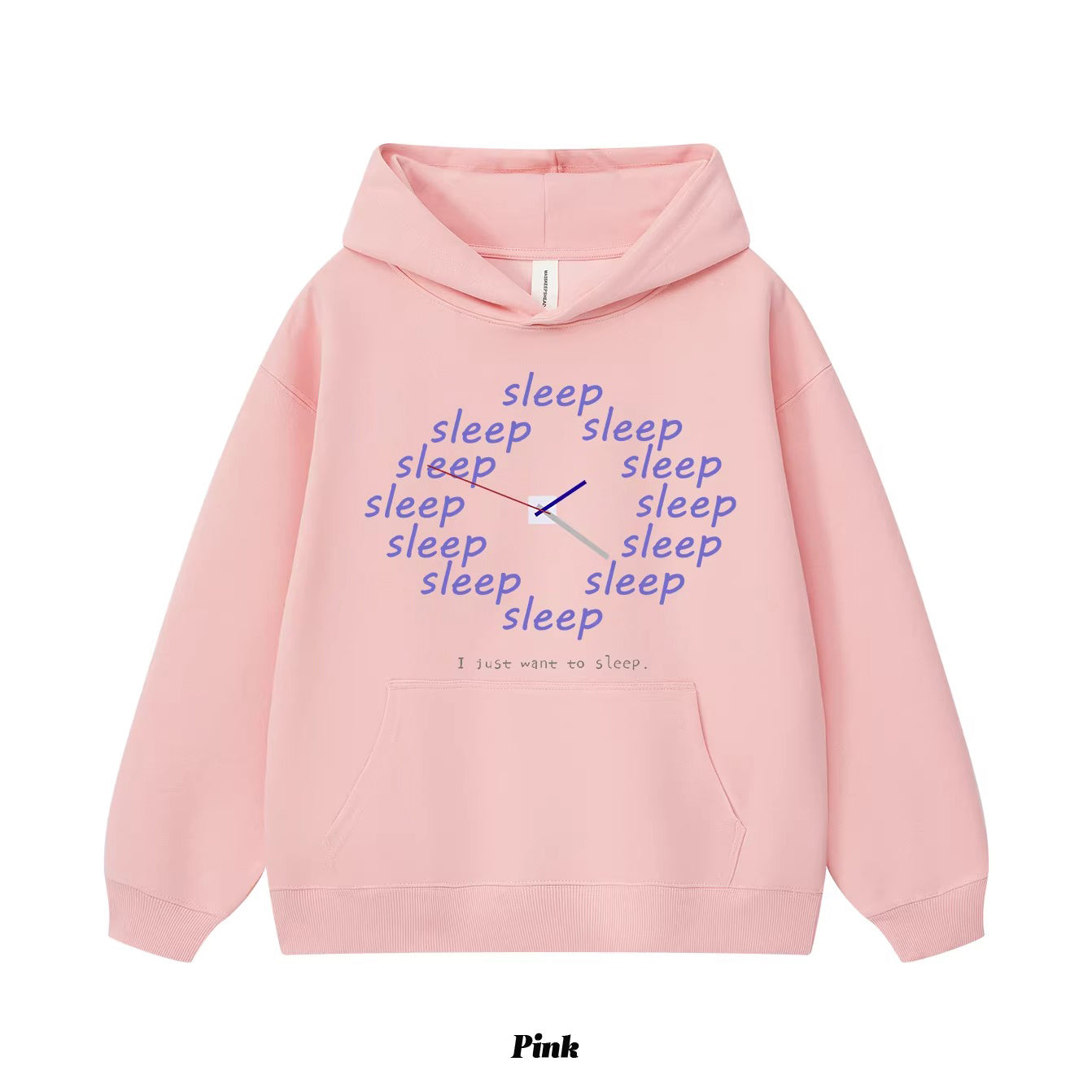 9カラー | S~3XL【トップス】アメリカン風 おやすみモード 時計プリント フーディー 春秋 ルーズ ユニセックス パーカー【FCシリーズ】