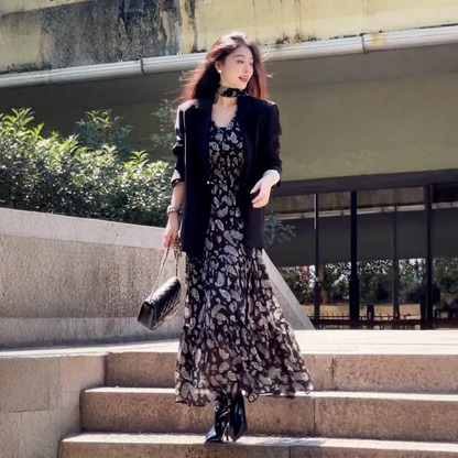 【ワンピース】ウエストマーク 春 秋 冬 細見え 長袖 ワンピース 【SHシリーズ】