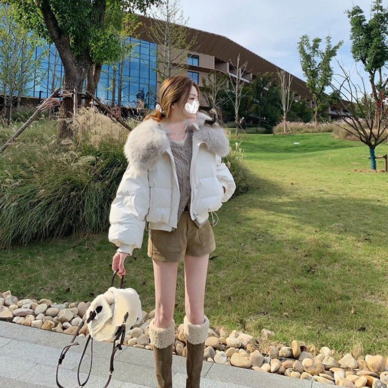 【シューズ】秋冬 新作 厚底 裏起毛 バックジップ ロングブーツ 太ヒール スエード調 【25~30日発送】