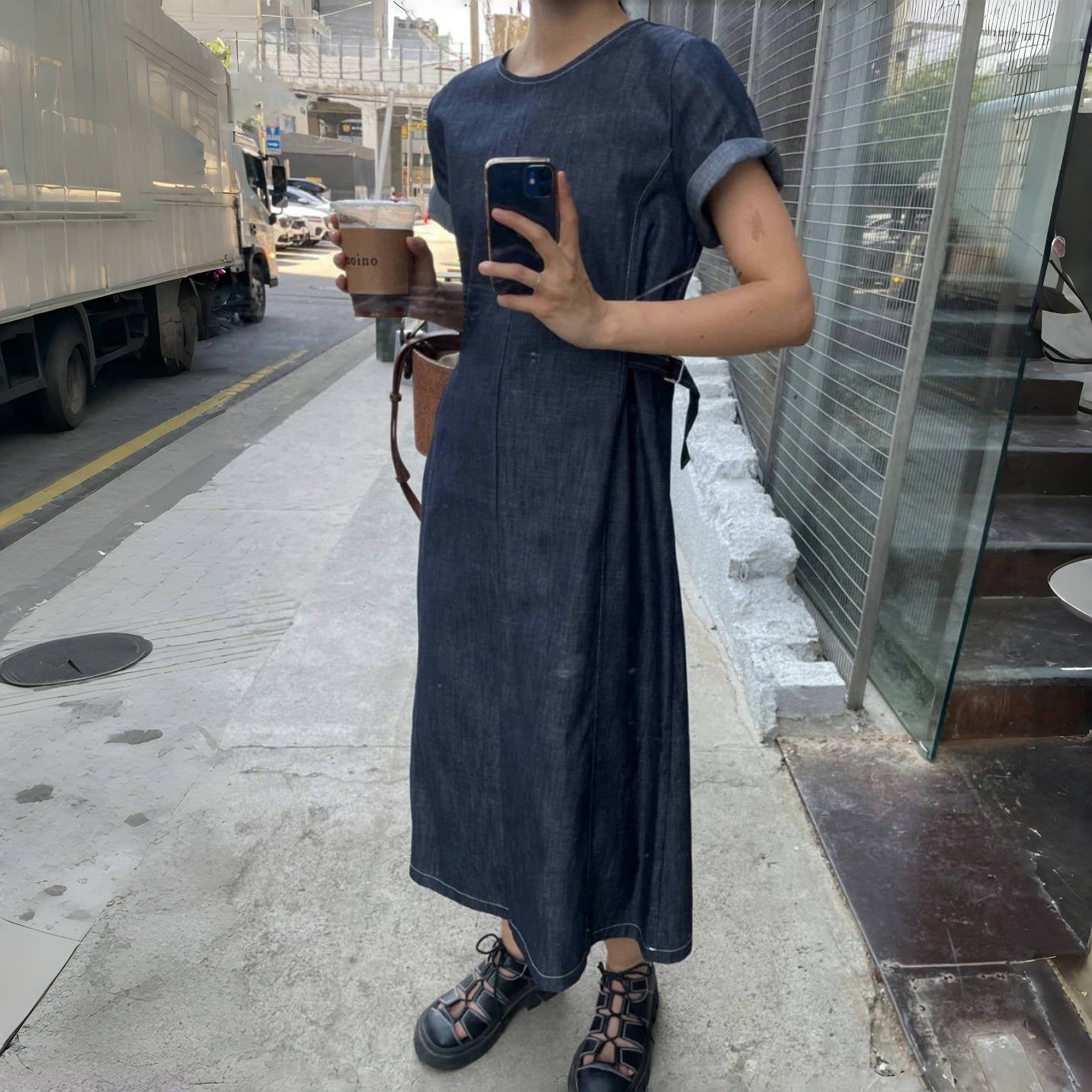 【ワンピース】夏 エレガント レトロ 半袖 ワンピース