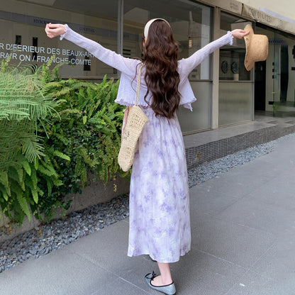 【セットアップ】花柄キャミワンピース×カーディガン セット リゾート風 フェミニン おしゃれ 体型カバー トレンド 2点セット
【SHシリーズ】