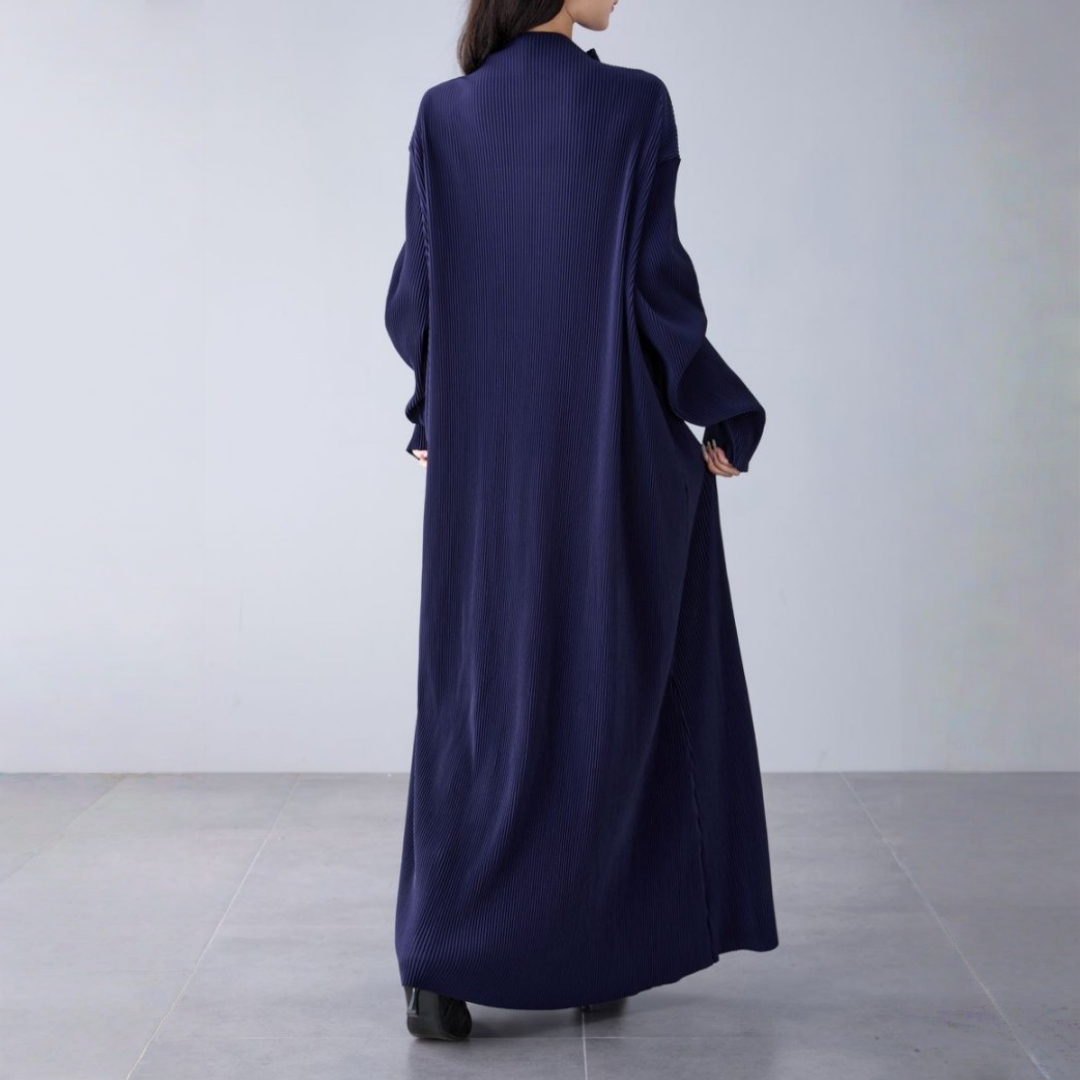 【ワンピース】春 秋 冬 ダーク ルーズ ドレープ感 長袖 ワンピース 【JZシリーズ】