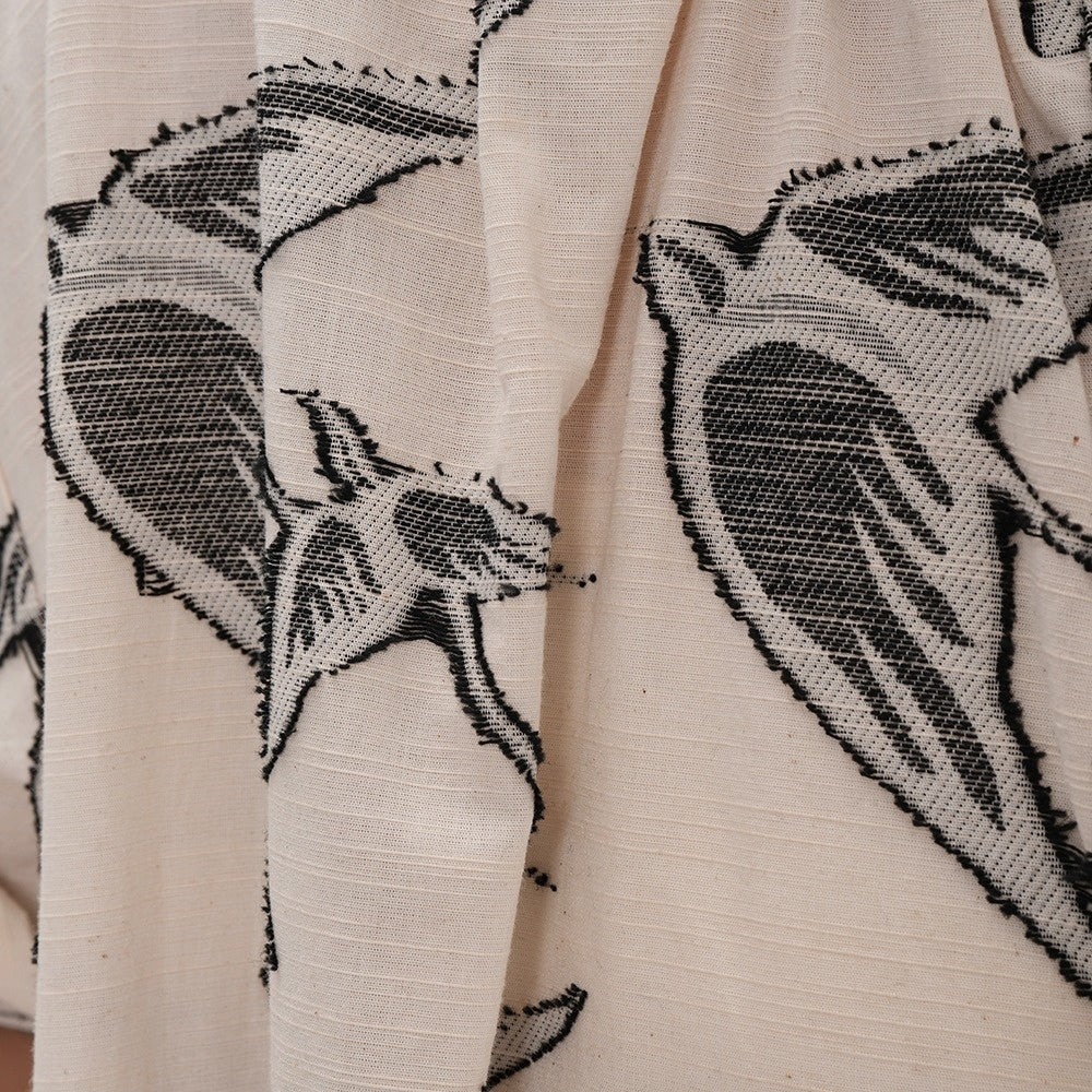 【ワンピース】夏 先染め 立体ジャカード ルーズ 半袖 ワンピース 【SHシリーズ】