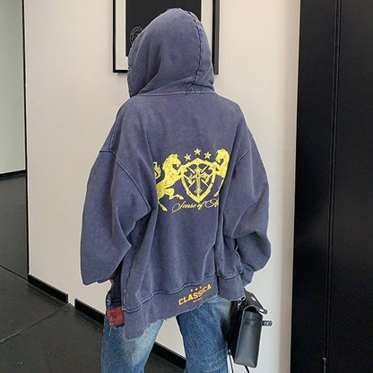【アウター】ウォッシュド加工 ポニー アメリカンスタイル スウェット 【FCシリーズ】