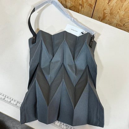 3/20~3/22☀️60%OFF【バッグ】特別デザイン ギャザー飾り ハンドバッグ