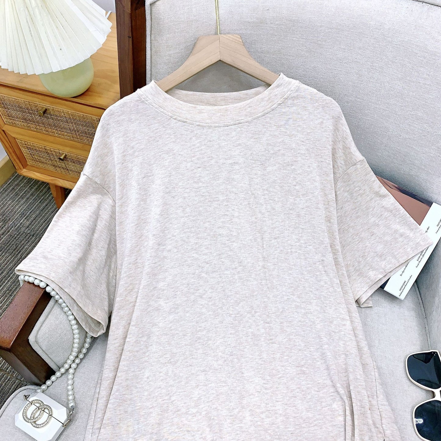 【トップス】高品質 シンプル ゆったり 夏コーデにぴったりの着回し抜群 半袖 Tシャツ【JZシリーズ】