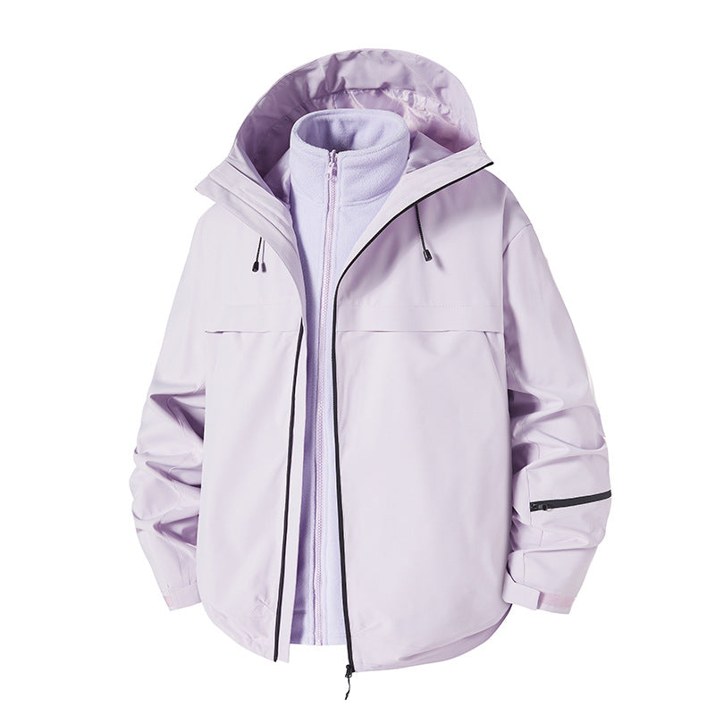 【アウター】アウトドア ドーパミンカラー 着脱可能 マウンテンパーカー 男女兼用  防風防寒 登山ウェアジャケット
【FCシリーズ】