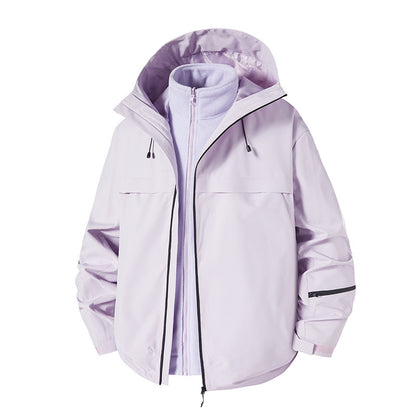 【アウター】アウトドア ドーパミンカラー 着脱可能 マウンテンパーカー 男女兼用  防風防寒 登山ウェアジャケット
【FCシリーズ】