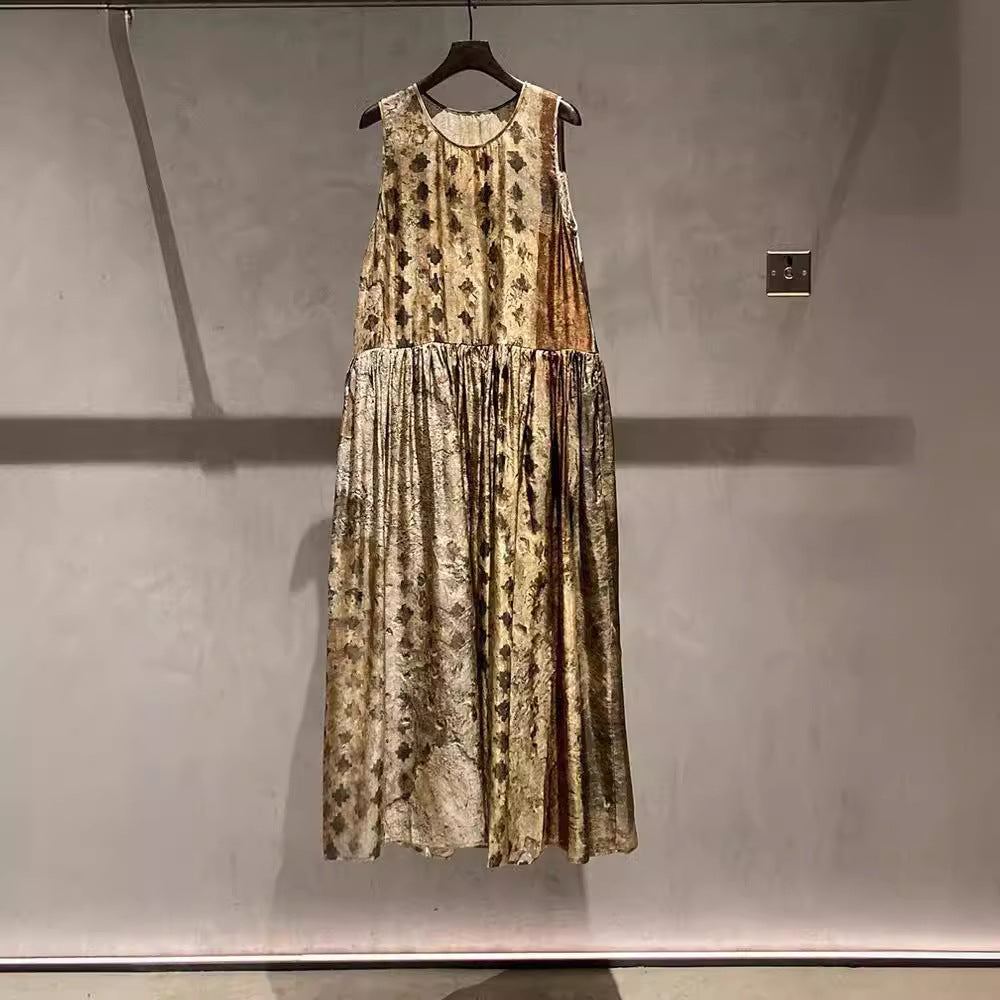 【ワンピース】ロマンチック 油絵シリーズ ポンペイ古代都市 タンクワンピース 【SHシリーズ】