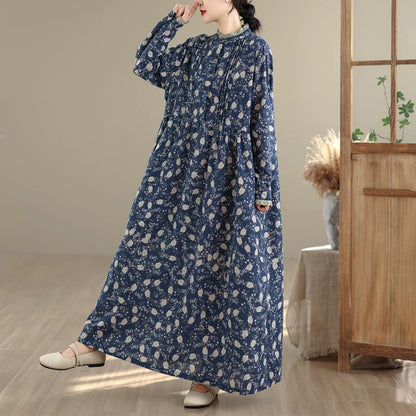 期間限定⭐️60%OFF【ワンピース】ルーズ プリント 花柄 長袖 ワンピース 【SHシリーズ】