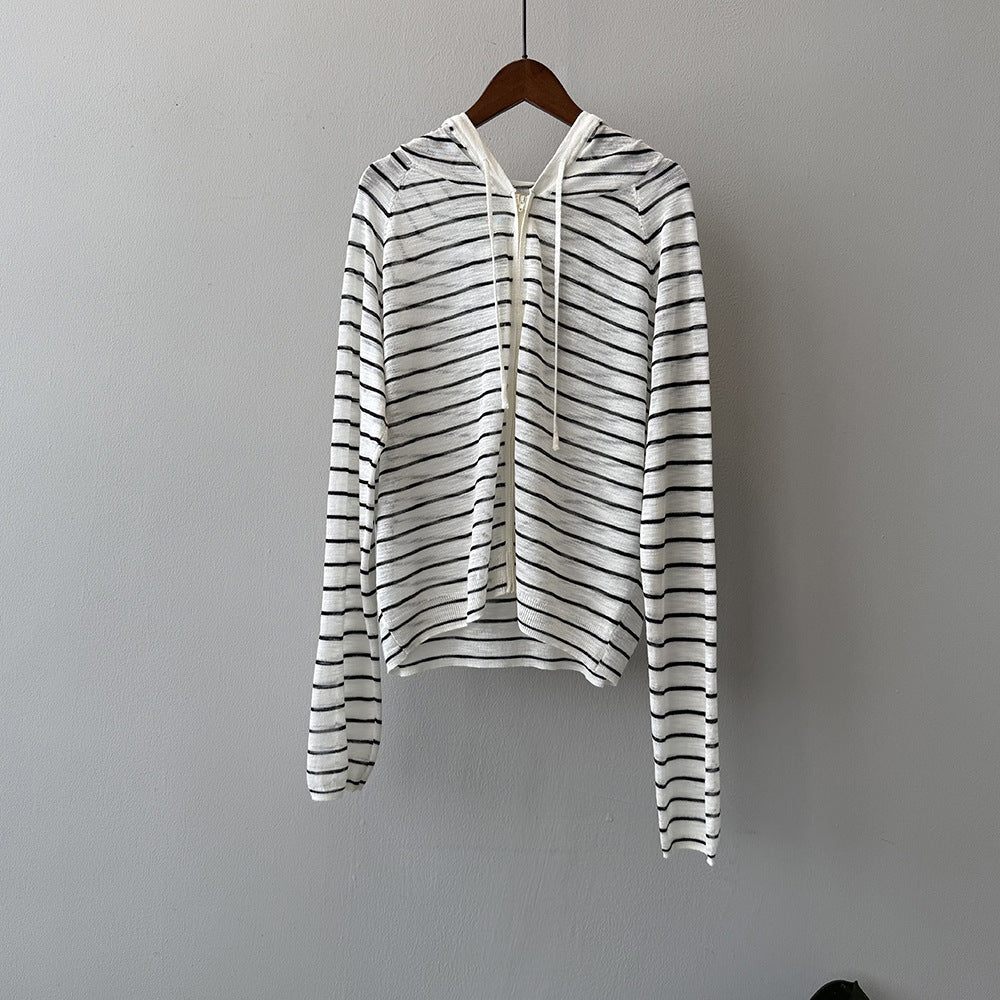 [外套] 夏季防曬連帽針織外套 [SN系列] 