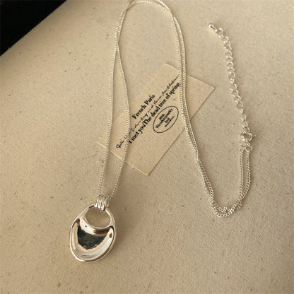 [Goods] 韓國INS風不對稱吊墜項鍊 酷炫奢華長鏈毛衣項鍊