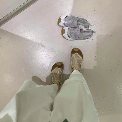 【シューズ】【15～20日内発送】夏 スリッポン クロスストラップ バックストラップ スポーツサンダル 【JZシリーズ】