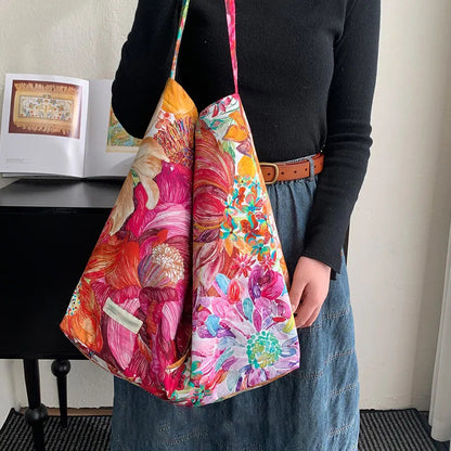 🌟最適コーデアイテム！【バッグ】超大容量 キャンバストート 通勤・カジュアル ワンショルダー＆ハンドバッグ【SHシリーズ】