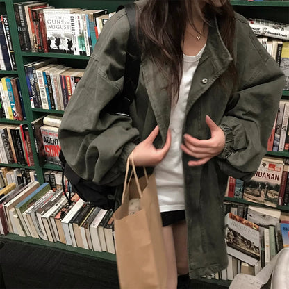 【アウター】春 秋 ジップアップ スタンドカラー ジャケット 【JZシリーズ】