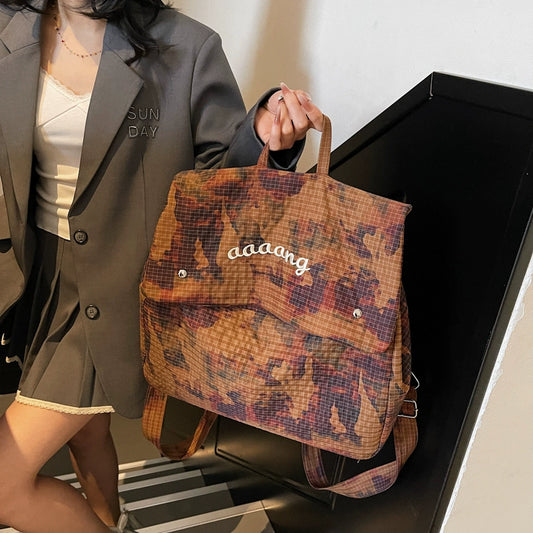 【バッグ】🌟タイダイ染め＆小さめデザイン💫大容量ナイロンリュック レディース 旅行・通学 新作 ショルダーバッグ バックパック