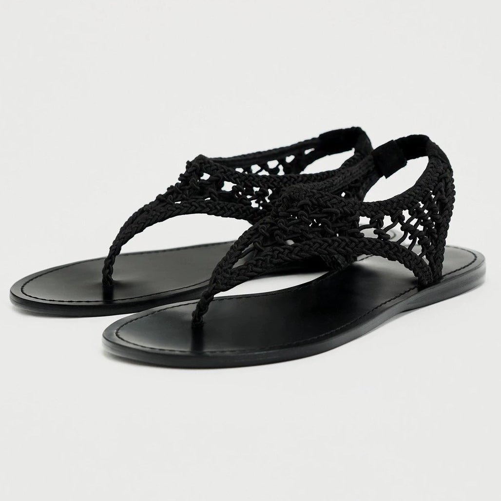 【シューズ】夏 個性派デザイン トングタイプ ローマン サンダル 【JZシリーズ】