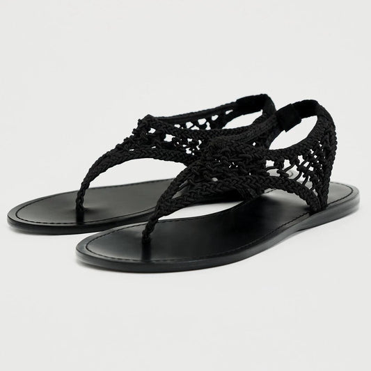 【シューズ】夏 個性派デザイン トングタイプ ローマン サンダル 【JZシリーズ】