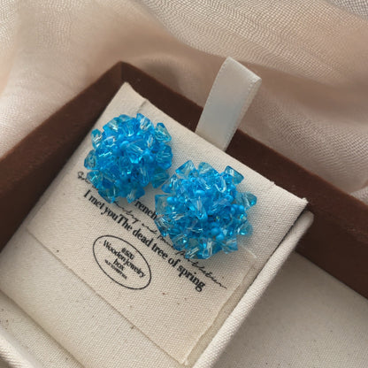 【🎁 B2G1｜先行スタート！】【グッズ】春 秋 夏 冬 ナチュラル リゾート風 編み レジン ピアス