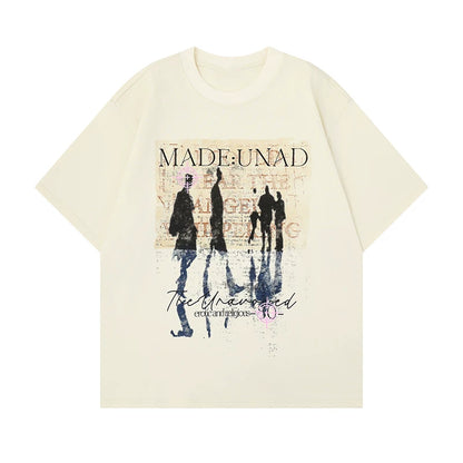 【トップス】ストリート系 グラフィティTシャツ 半袖 ゆったり 夏 ペアルック おしゃれ【FCシリーズ】