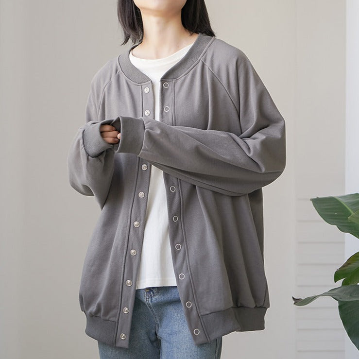 【24AW】【アウター】日系 合わせやすい ゆったり カーディガン