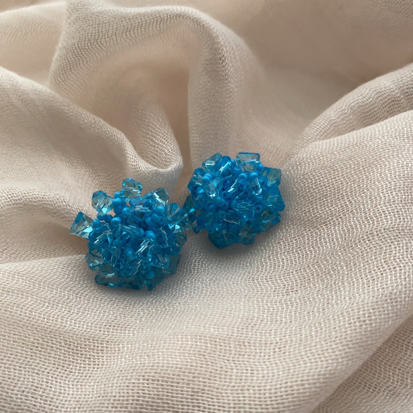 【🎁 B2G1｜先行スタート！】【グッズ】春 秋 夏 冬 ナチュラル リゾート風 編み レジン ピアス