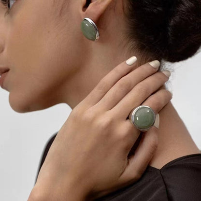 【グッズ】シンプルで合わせやすい プチラグジュアリー リング ピアス