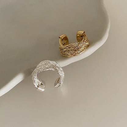 【🎁 B2G1｜先行スタート！】【グッズ】ヨーロッパ ヴィンテージ 編み込み リング レディース シンプル 個性