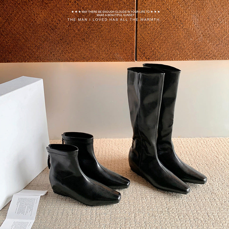 【シューズ】春 秋 冬 スクエアトゥ ナイトライダーブーツ 【JZシリーズ】