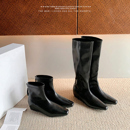 【シューズ】春 秋 冬 スクエアトゥ ナイトライダーブーツ 【JZシリーズ】