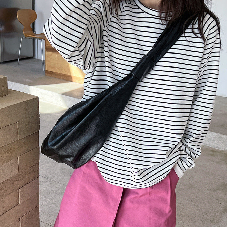 【トップス】春秋 韓国風 高級感 配色 しま模様 パーカー【SNシリーズ】