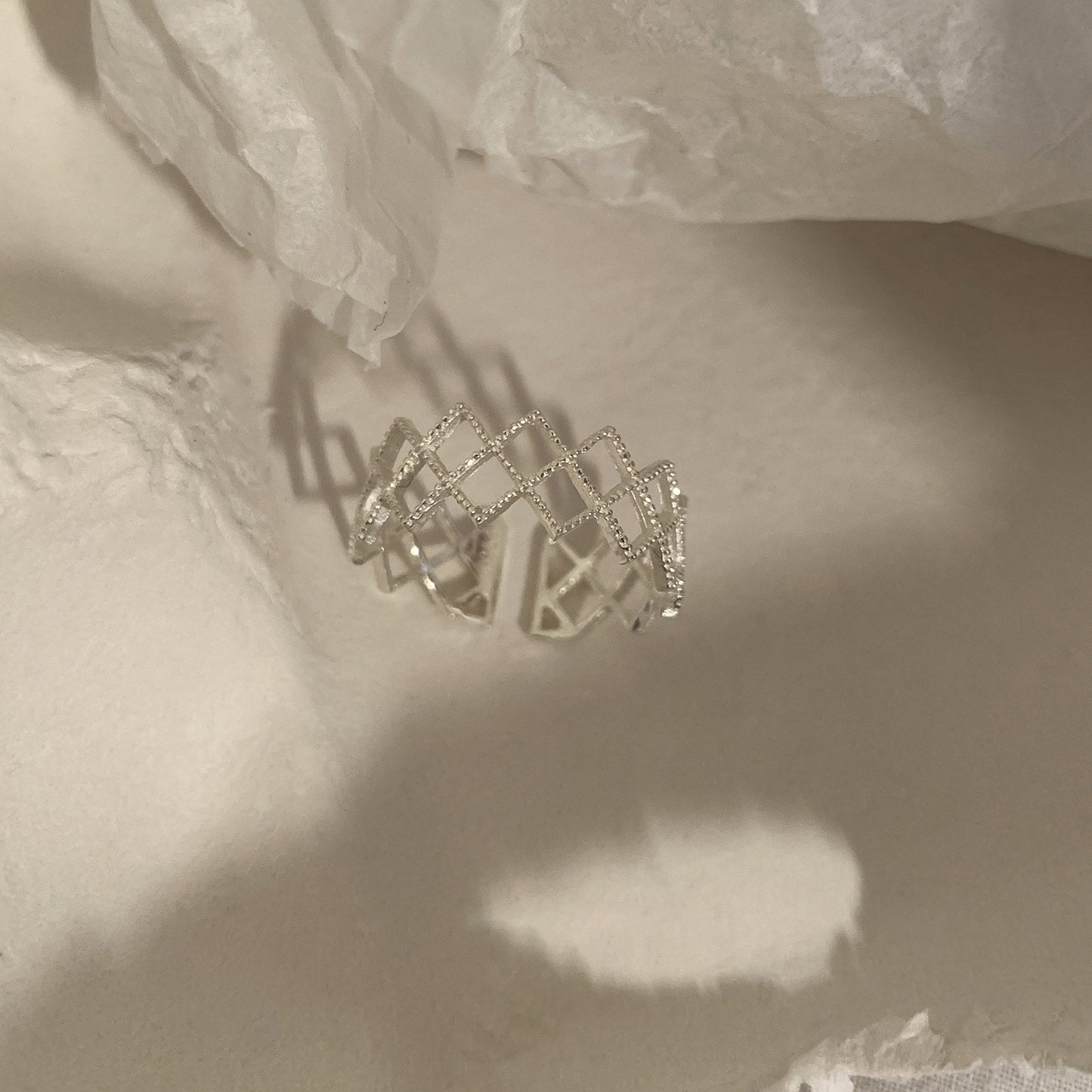 【🎁 B2G1｜先行スタート！】【グッズ】春 秋 冬 夏 ダイヤ柄 インデックス リング 【JZシリーズ】