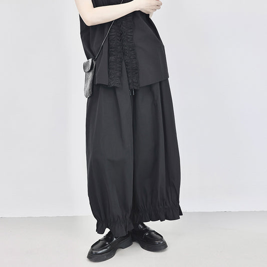 【ボトムス】夏 着回し力抜群  ワイドパンツ 【AHシリーズ】