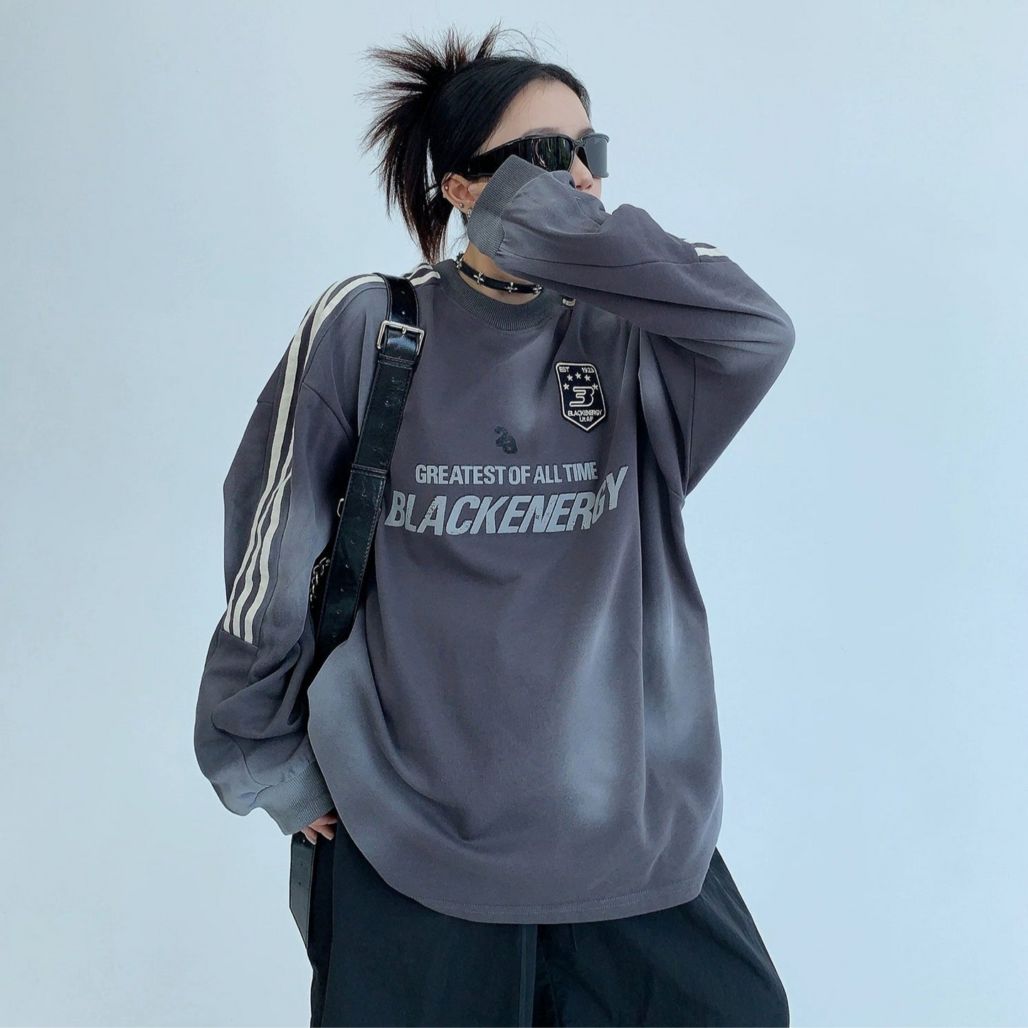 【25SS】【15～20日内発送】【トップス】トレンドアイテム ヴィンテージ加工 プリント ゆったり Ｔシャツ【FCシリーズ】