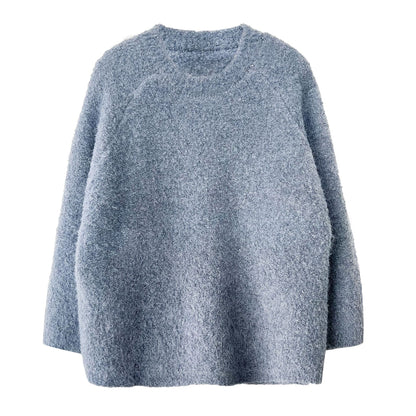 【トップス】ウール粒ボア風 プルオーバー セーター 【JZシリーズ】