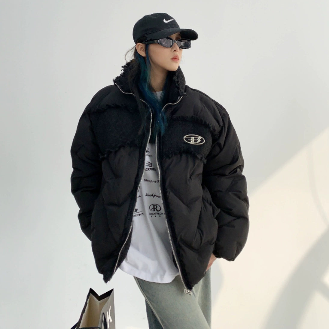 【アウター】春 秋 冬 高級感 シャネル風 レトロ カップル用 厚手 刺繍 綿入れコート【FCシリーズ】