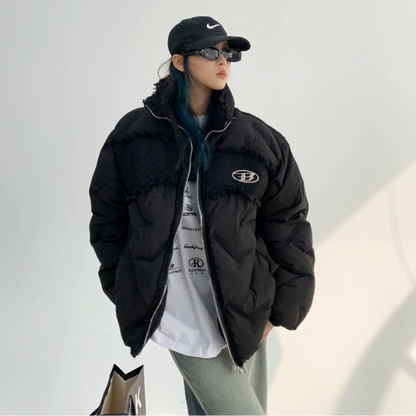 【アウター】春 秋 冬 高級感 シャネル風 レトロ カップル用 厚手 刺繍 綿入れコート【FCシリーズ】