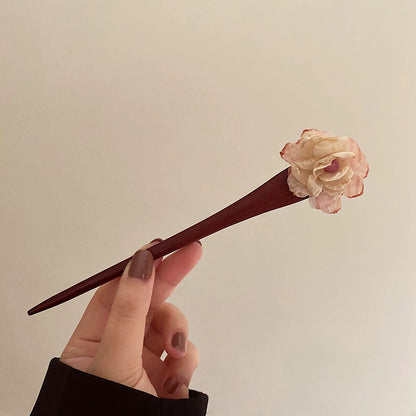 【グッズ】かんざし レディース 花モチーフ レトロ ヘアアクセサリー 和風 まとめ髪用【SHシリーズ】