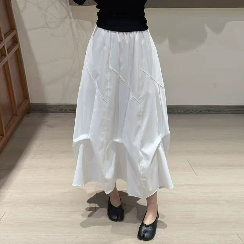 期間限定⭐️60%OFF【ボトムス】プリーツ ウエストゴム ウエストゴム スカート 【JZシリーズ】