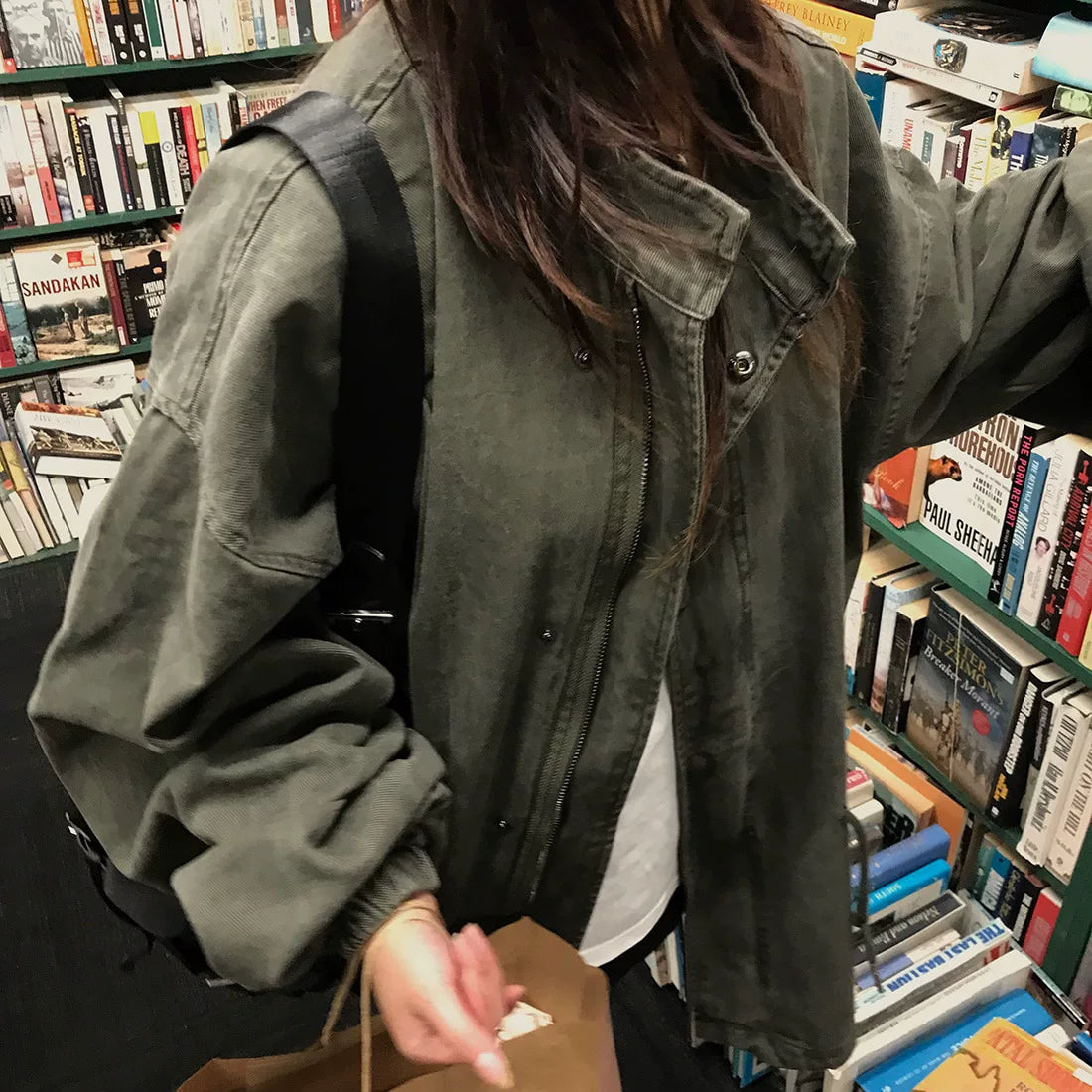 【アウター】春 秋 ジップアップ スタンドカラー ジャケット 【JZシリーズ】