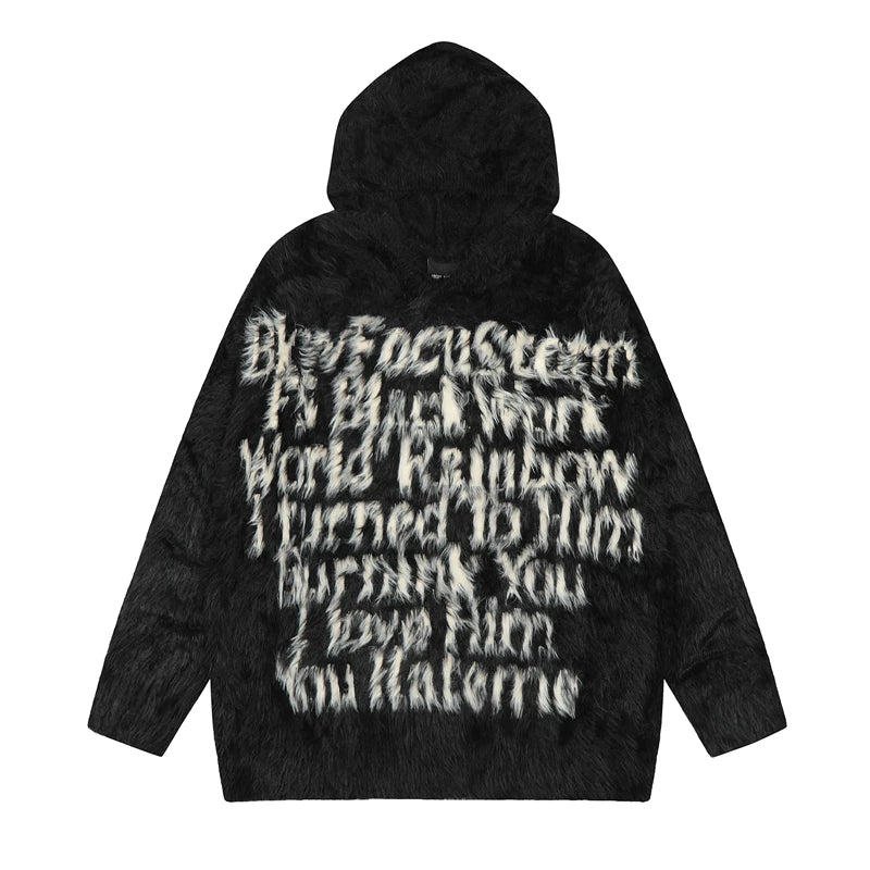 【トップス】アメリカンスタイル ロゴ入り ニット レディース 秋冬 ゆったり 中性風 カップル対応【FCシリーズ】