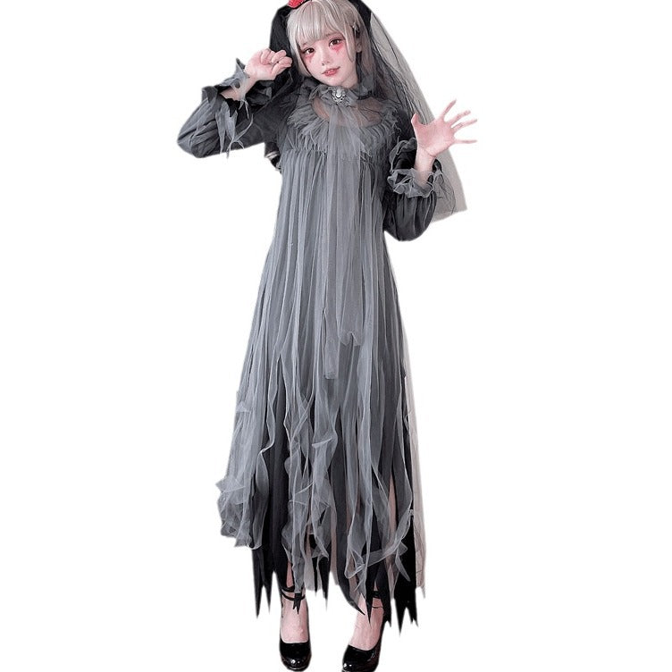 【ハロウィン】魔女 コスプレ 花嫁 ヴァンパイア パーティー 仮装 学園祭 文化祭 ワンピース 演出衣装