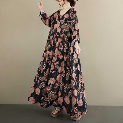 【ワンピース】Aライン プルオーバー ゆったり 長袖 ワンピース 【SHシリーズ】