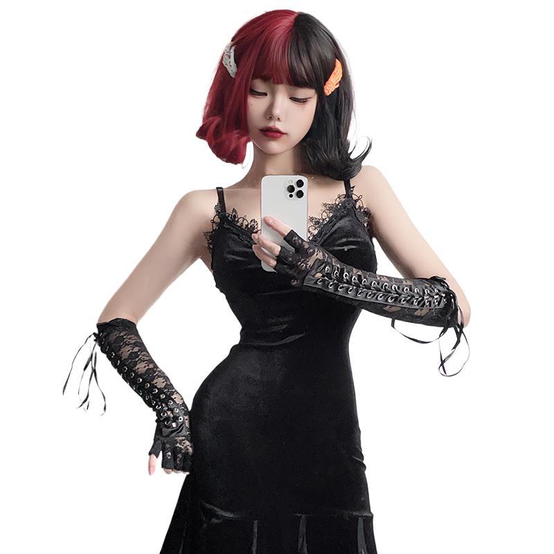 ハロウィン】ゴシック風 コスプレ ドレス レディース セクシー