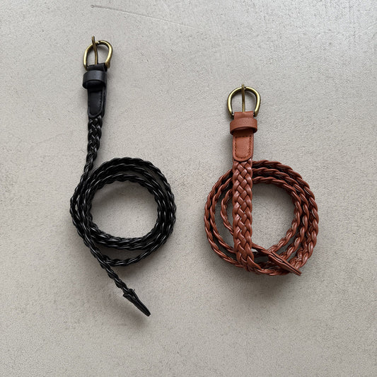 【グッズ】夏新作 シンプル＆カジュアル 上品見え 編み込みレディースベルト【JZシリーズ】