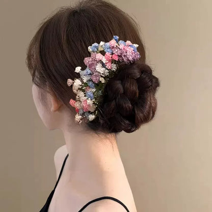 ❀つけた瞬間、主役確定！【グッズ】満天星フラワーかんざし 新中式ヘアアクセサリー さりげなく華やぐ 甘め上品 髪飾り レディース【SHシリーズ】